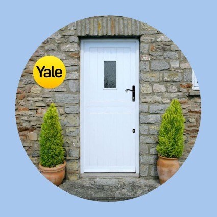 Yale Lockmaster 21 PVC stable door lock available at Window Ware